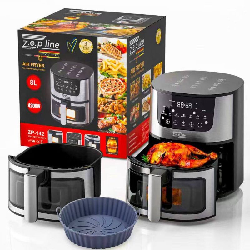 Електрична фритюрниця Zepline ZP-142 8л +гриль 3500Вт